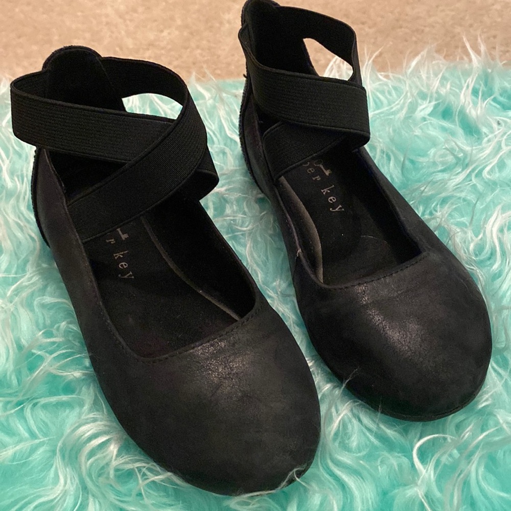Girls Size 12 Black Dressy Shoes